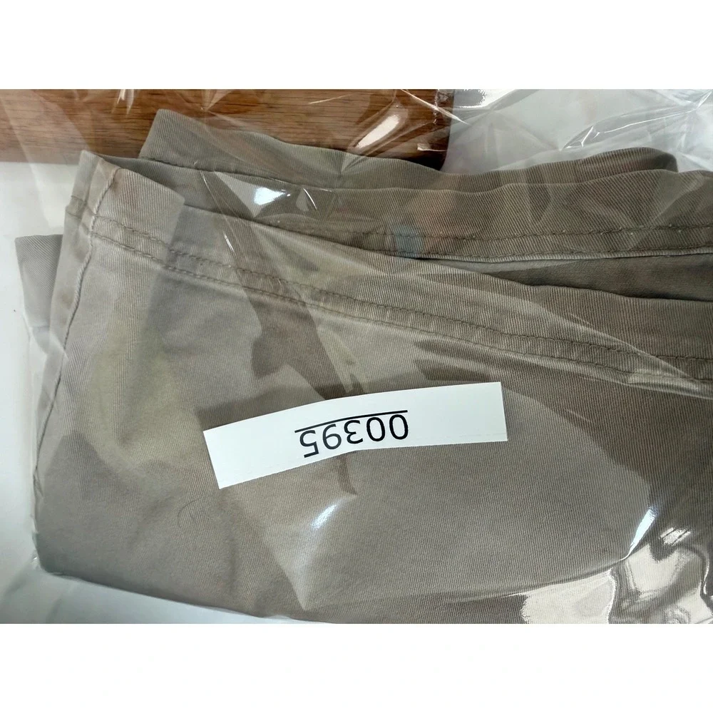 BCG Womens Khaki Chino Shorts Tan Size 14 Casual Cotton Blend Twill Mid Rise